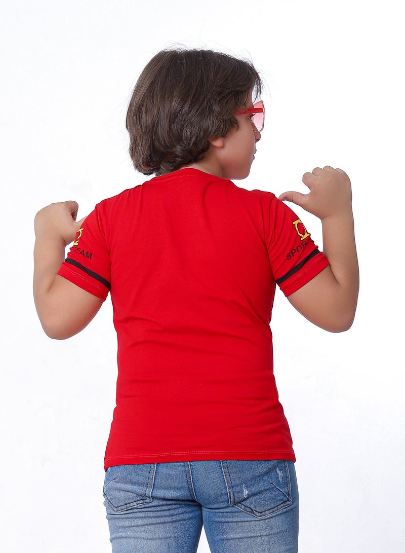 بيبو تيشيرت اولادى نصف كم مطبوع - Image 2