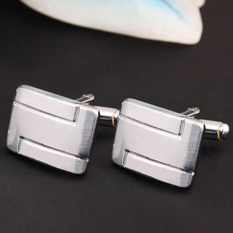 Kovove The Bling Fling Silver Coloured Cufflinks - Image 2