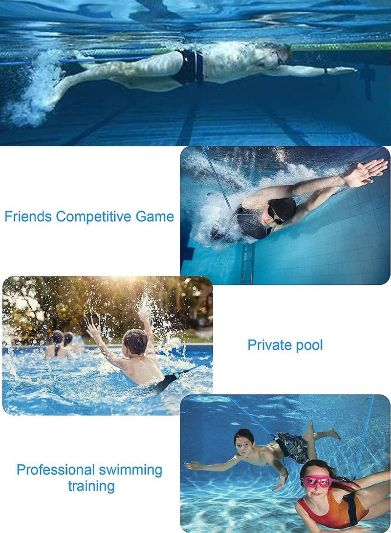 QUTOOB Swimming Rope, Perfect For Swimming Training and Swimming Safety, Swimming Resistance Strength Training Belt, Sea Swimming Safety Harness, Suitable For Kids and Adults  - Image 4