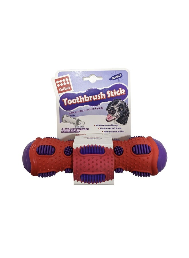 عصا فرشاة الأسنان من جي جي وي، مطاطية، مضغ للأسنان للكلاب