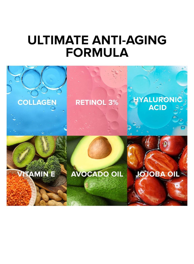 SimplyVital SimplyVital Face Moisturizer Collagen Cream - Anti Aging Neck and Décolleté - Made in USA Day & Night Face Cream - Moisturizing, Lifting & Recovery – 1.7oz  - Image 5