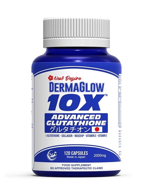 New desire Derma Glow 10X Advanced Glutathione 120 Capsules | Best Price  Kuwait | Salmiya, Jabriya
