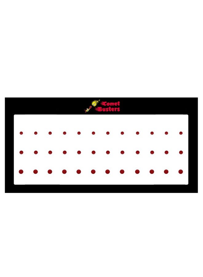 Comet Busters Round Beautiful Multisize Red Bindi (BIN913) - Image 3