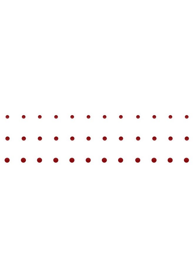Comet Busters Round Beautiful Multisize Red Bindi (BIN913) - Image 1