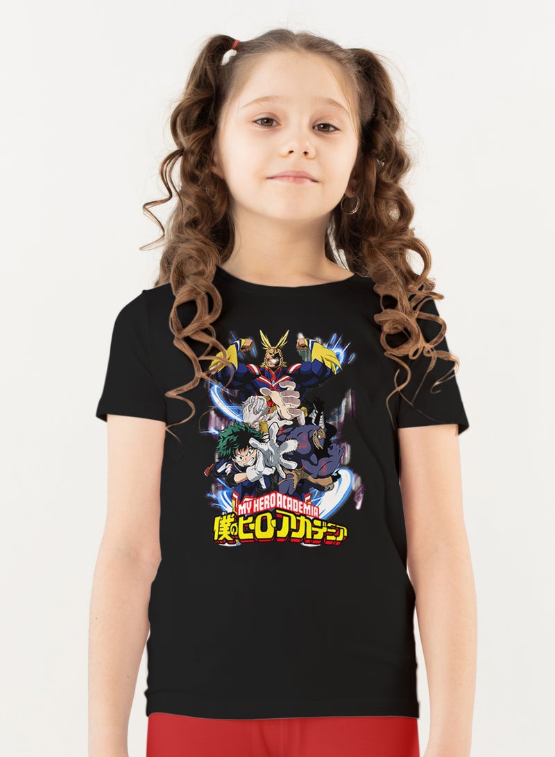 Fashion World Cotton T-shirt Printed with High-quality Anime My hero academy - Image 1