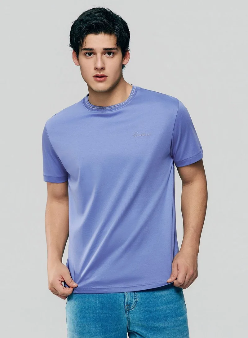 GIORDANO Men's Slim Fit Liquid Touch Cotton Tee