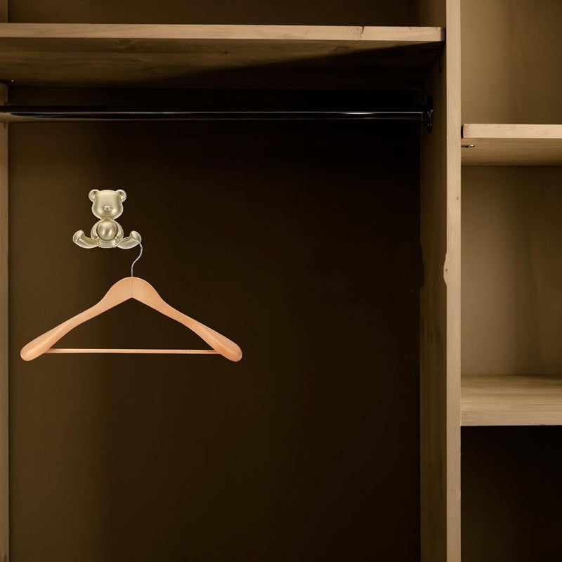Bear Shaped Wall Coat Hook Multifunctional Metal Wall Hook Copper Finish Closet and Key Holder for Bedroom and Living Room Storage - Image 5