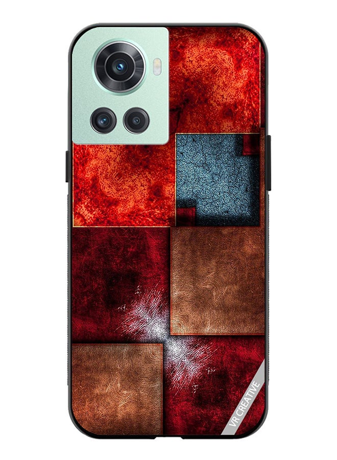 VR CREATIVE Protective Case Cover For OnePlus 10R Abstract Design Multicolour - Image 1