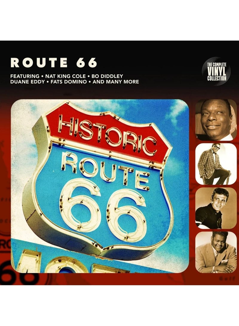 Bellvue Publishing Route 66 Various Artists Compilation LP Vinyl Record  - Image 1