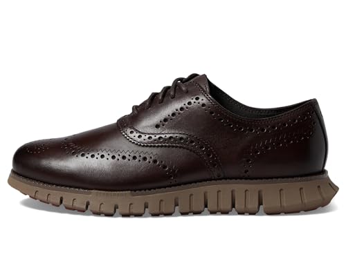 Cole Haan Men's Zerogrand Remastered Wingtip Oxfords, Dark Chocolate/Irish Coffee, 9.5-M US - Image 4
