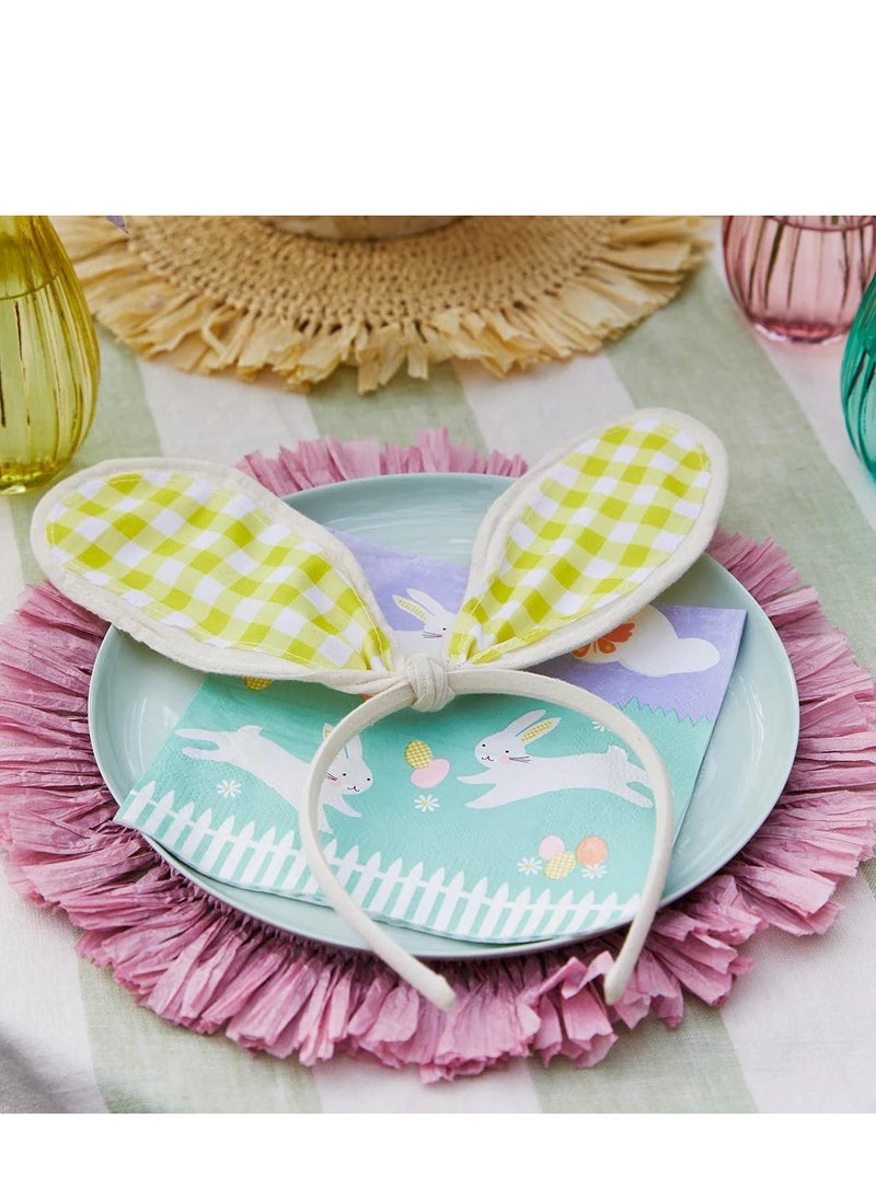 Talking Tables Talking Tables Spring Easter Bunny, Dress Up Yellow Bunny Ears  - Image 1