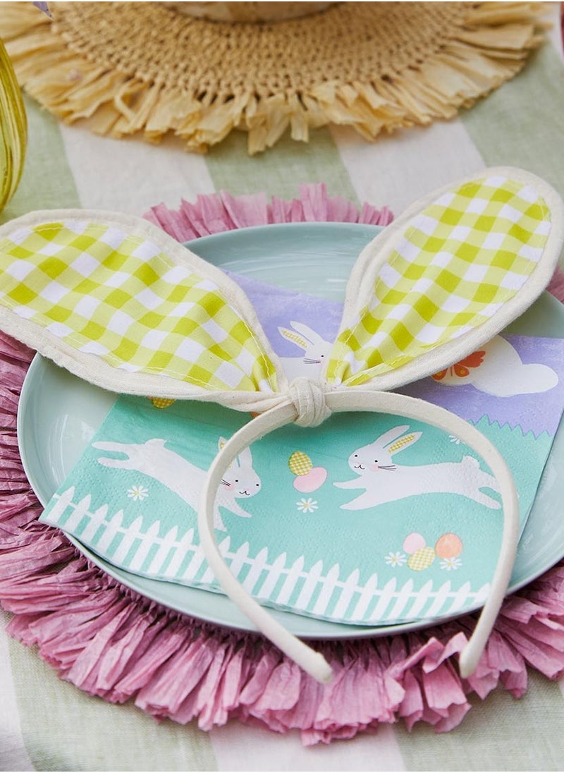 Talking Tables Talking Tables Spring Easter Bunny, Dress Up Yellow Bunny Ears  - Image 4