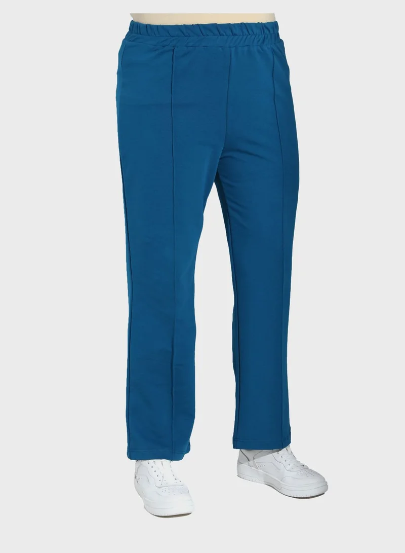 Alia by modanisa Crew Neck Sweatshirt & Pants Set