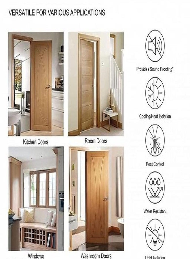 clean mitra Door Guard (39 Inches, Pack of 3) Gap Filler for Door Bottom Seal Strip - Sound-Proof, Reduce Noise, Energy Saving Door Stopper for Reduce Door Dust, Insects Protector - Image 3