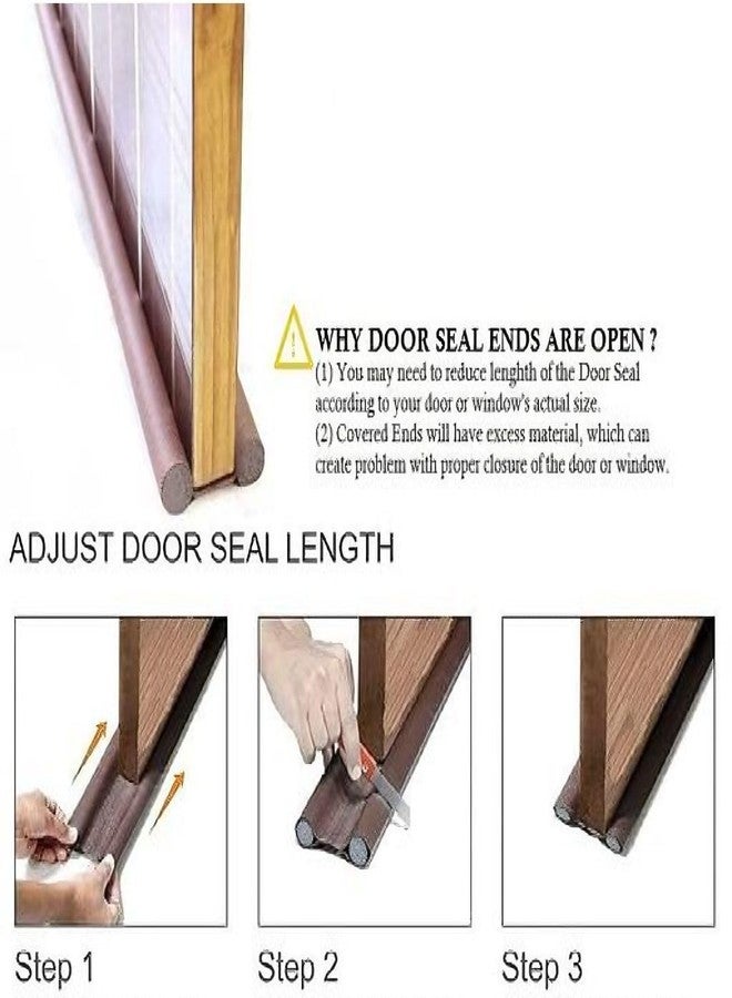 clean mitra Door Guard (39 Inches, Pack of 3) Gap Filler for Door Bottom Seal Strip - Sound-Proof, Reduce Noise, Energy Saving Door Stopper for Reduce Door Dust, Insects Protector - Image 4