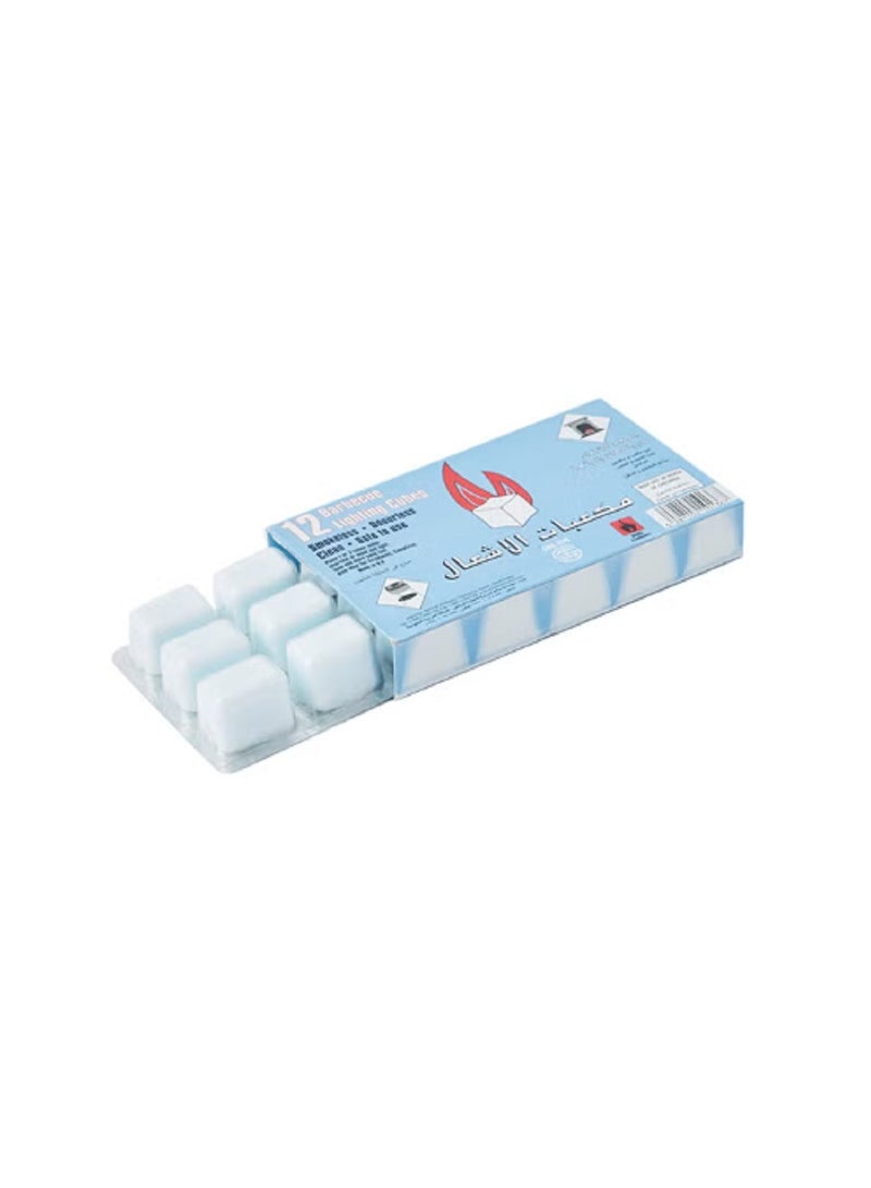 12 Pieces Grill Ignition Blocks Blue Color - Image 1