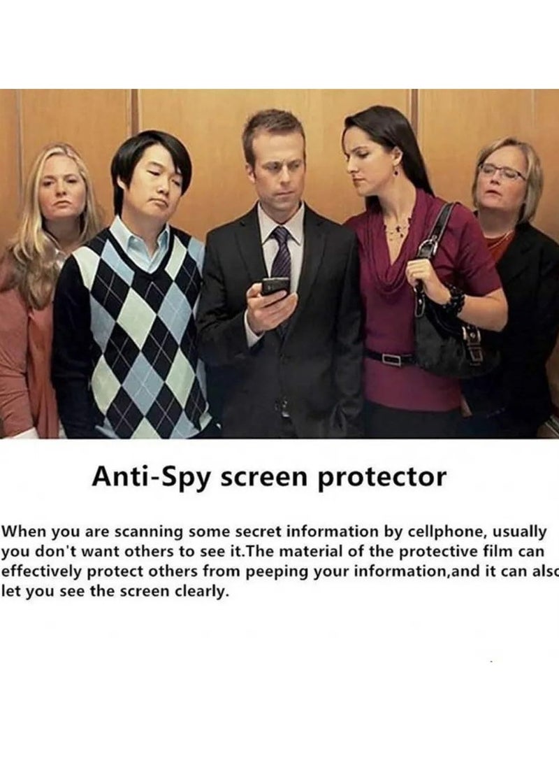 MIGOFAST Privacy Screen Protector for Samsung Galaxy A35 2024 Privacy Tempered Glass Privacy Screen Film [Case Friendly] [9H Hardness] [Anti-scratch] Anti-spy Tempered Glass Film for Galaxy A35 5g - Image 3