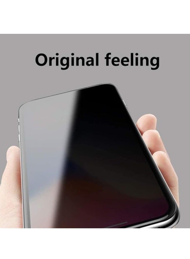 MIGOFAST Privacy Screen Protector for Samsung Galaxy A35 2024 Privacy Tempered Glass Privacy Screen Film [Case Friendly] [9H Hardness] [Anti-scratch] Anti-spy Tempered Glass Film for Galaxy A35 5g - Image 4