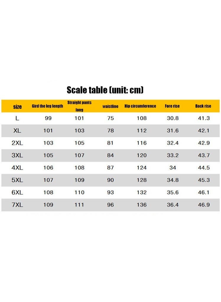 NIBEMINENT Men's Winter Warm Fleece Lined Pants Outdoor Sports Camping Straight Pants Hiking Pants Thicken Thermal Trousers - Image 5