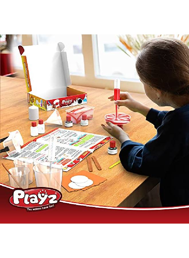 Playz كابوم! مجموعة العلوم المتفجرة للأطفال من عمر 8 إلى 12 مع أكثر من 25 تفاعل كيميائي وتجارب في مجموعة الكيمياء الخاصة بنا، تعليم STEM وألعاب تعليمية وهدايا للأولاد والبنات والمراهقين والأطفال. - Image 4