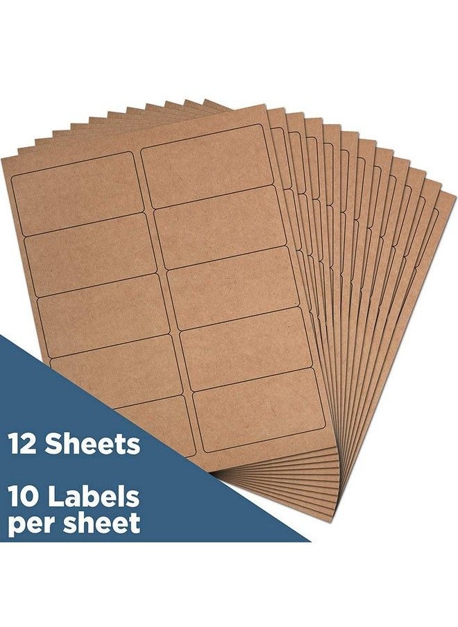 Shipping Address Labels Standard Mailing 2 X 4 Brown Kraft 120 Pack - pzsku/Z9F9773F1CE29B3F75CE4Z/45/_/1693829600/40e69c3b-6c14-437e-a1dd-e3e7075f73fa