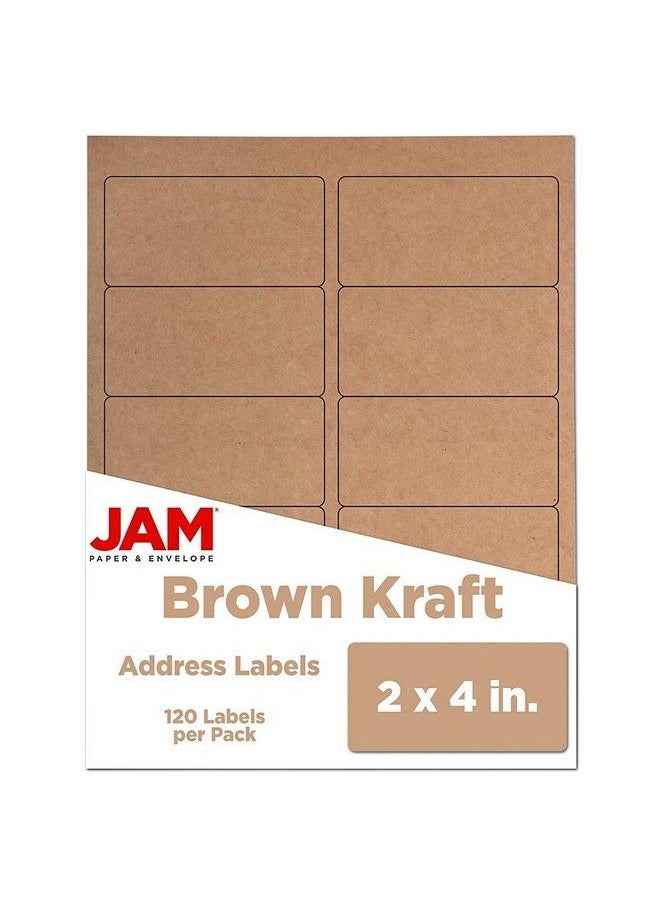 Shipping Address Labels Standard Mailing 2 X 4 Brown Kraft 120 Pack - pzsku/Z9F9773F1CE29B3F75CE4Z/45/_/1693829602/ff12f0e5-4535-4b3c-8bde-e166d34159ed