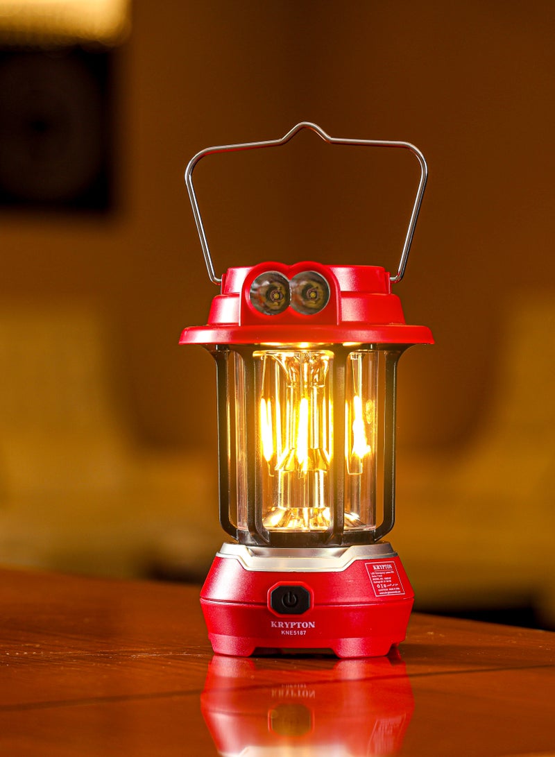 KRYPTON Krypton LED Emergency Lantern with Solar Panel- KNE5187/ Energy Efficient Design, Super Bright and Long Hours Working - Image 4