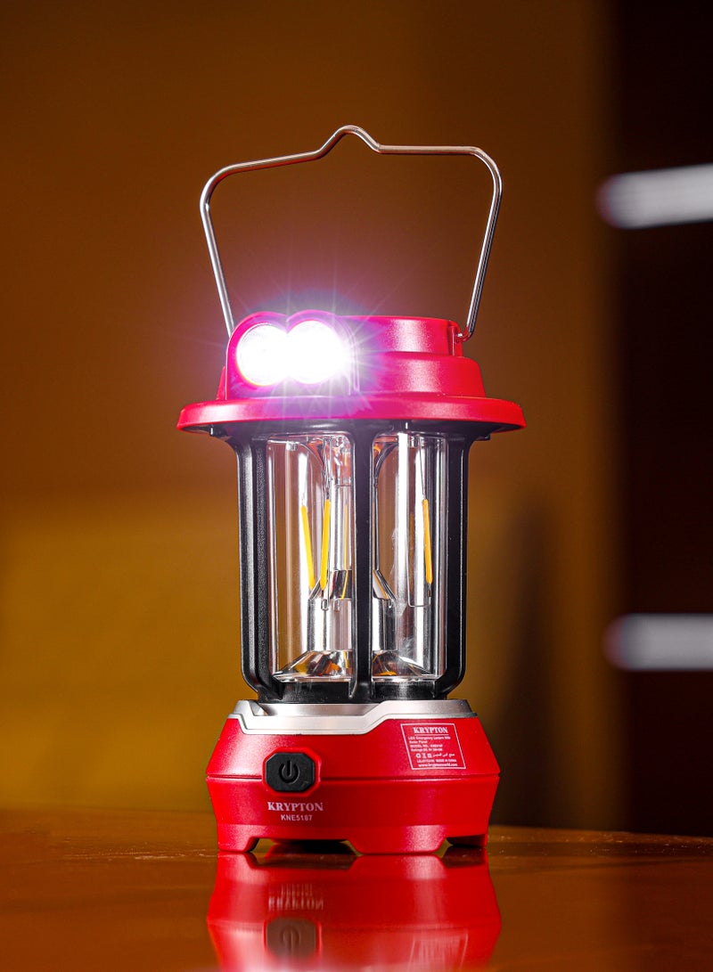 KRYPTON Krypton LED Emergency Lantern with Solar Panel- KNE5187/ Energy Efficient Design, Super Bright and Long Hours Working - Image 5