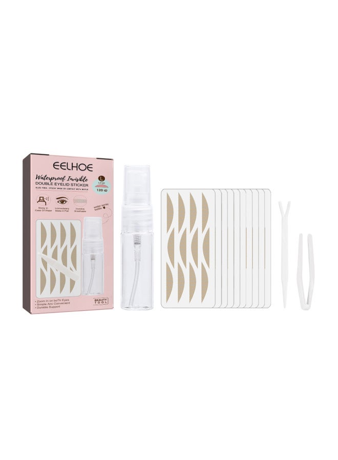 Eelhoe Lace Double Eyelid Sticker Natural Inner Double Swollen Eye Non-glue Lace Double Eyelid Sticker - Image 1