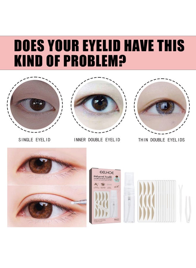 Eelhoe Lace Double Eyelid Sticker Natural Inner Double Swollen Eye Non-glue Lace Double Eyelid Sticker - Image 4