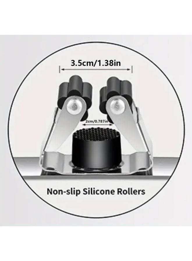 5 Racks 4 Hooks Stainless Steel Broom Mop Holder Wall Mount Anti Slip Storage Organizer - Image 4