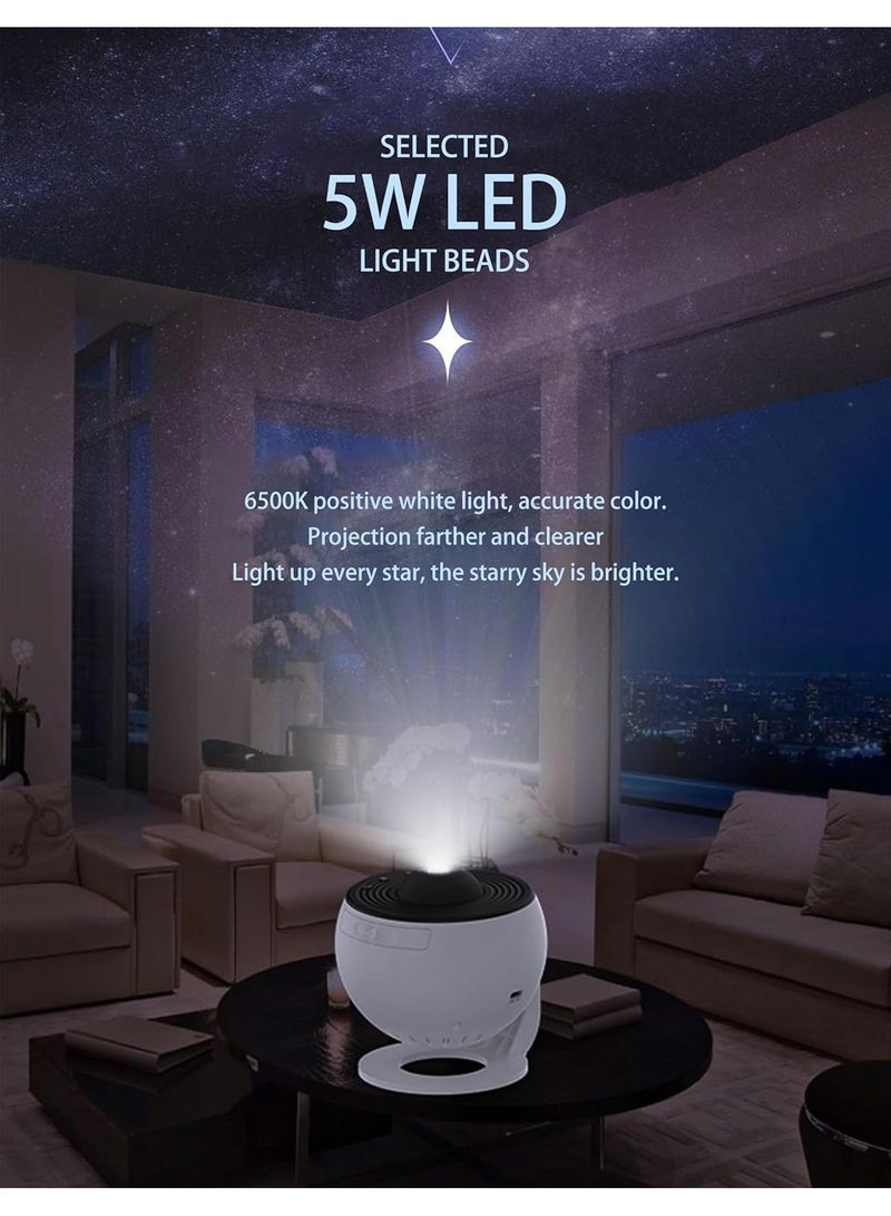 Galaxy Projector 12 in 1 Star Projector Starry Sky Night Light with Solar System Constellation Moon for Kids Adults Light Projector for Bedroom Home Theater Living Room Decor LED Projector Lamp