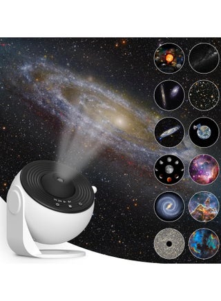 Galaxy Projector 12 in 1 Star Projector Starry Sky Night Light with Solar System Constellation Moon for Kids Adults Light Projector for Bedroom Home Theater Living Room Decor LED Projector Lamp - pzsku/Z9F978982D9FD0053EDE1Z/45/1746200680/b62eee41-01fd-4a50-a049-643cfa05b57c