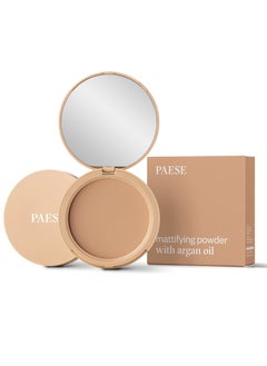 Paese Mattifying Powder with Argan Oil, Full Coverage Matte Finish, 03 beige  - Image 1
