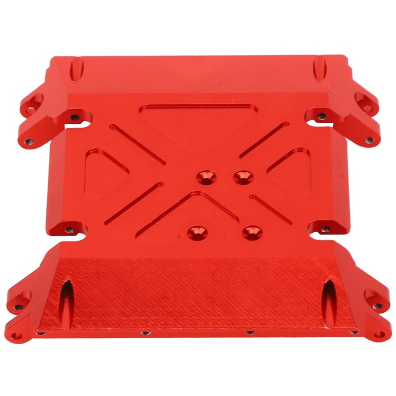 لوحة انزلاق لجهاز تثبيت صندوق التروس المركزي ملائمة لسيارة RC 1/10 AXIAL WRAITH 90018 90048 - حمراء - Image 3