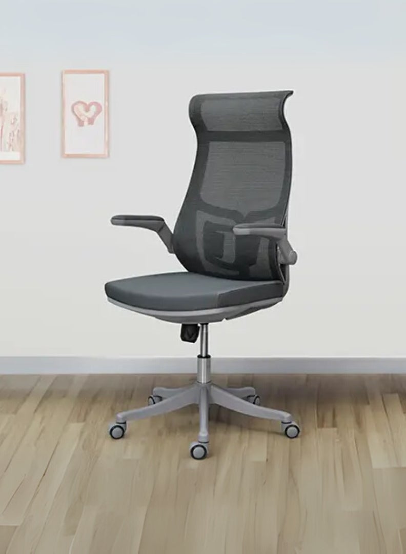 ROYALOAK Verona Ergonomic Office Chair | High Back | Nylon Base | Lumbar Support | Comfortable Seating | Revolving Chair - Image 1