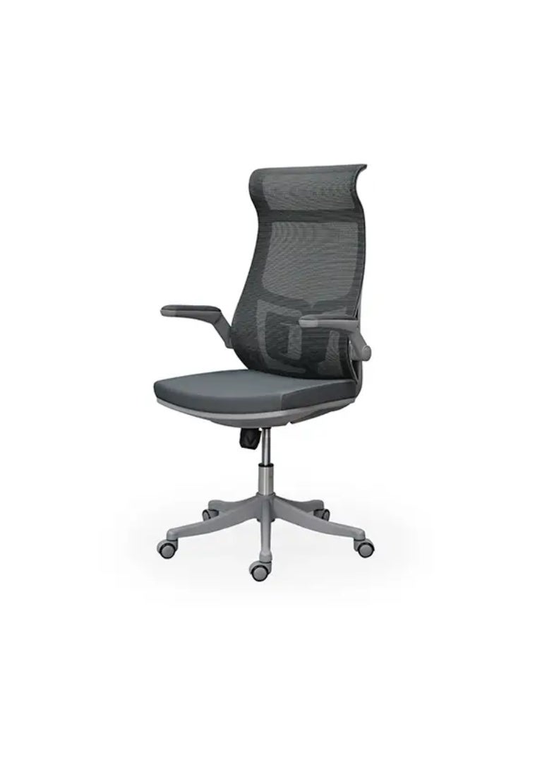 ROYALOAK Verona Ergonomic Office Chair | High Back | Nylon Base | Lumbar Support | Comfortable Seating | Revolving Chair - Image 4
