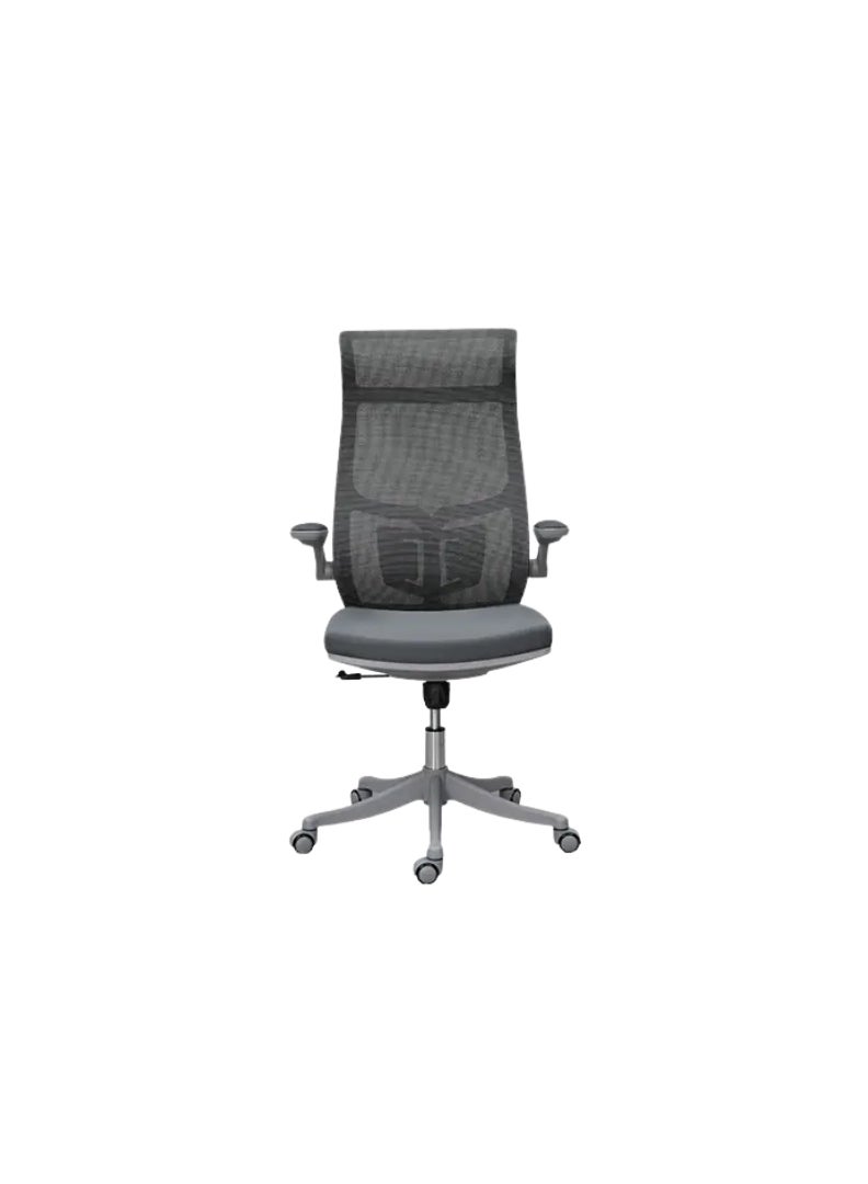 ROYALOAK Verona Ergonomic Office Chair | High Back | Nylon Base | Lumbar Support | Comfortable Seating | Revolving Chair - Image 3