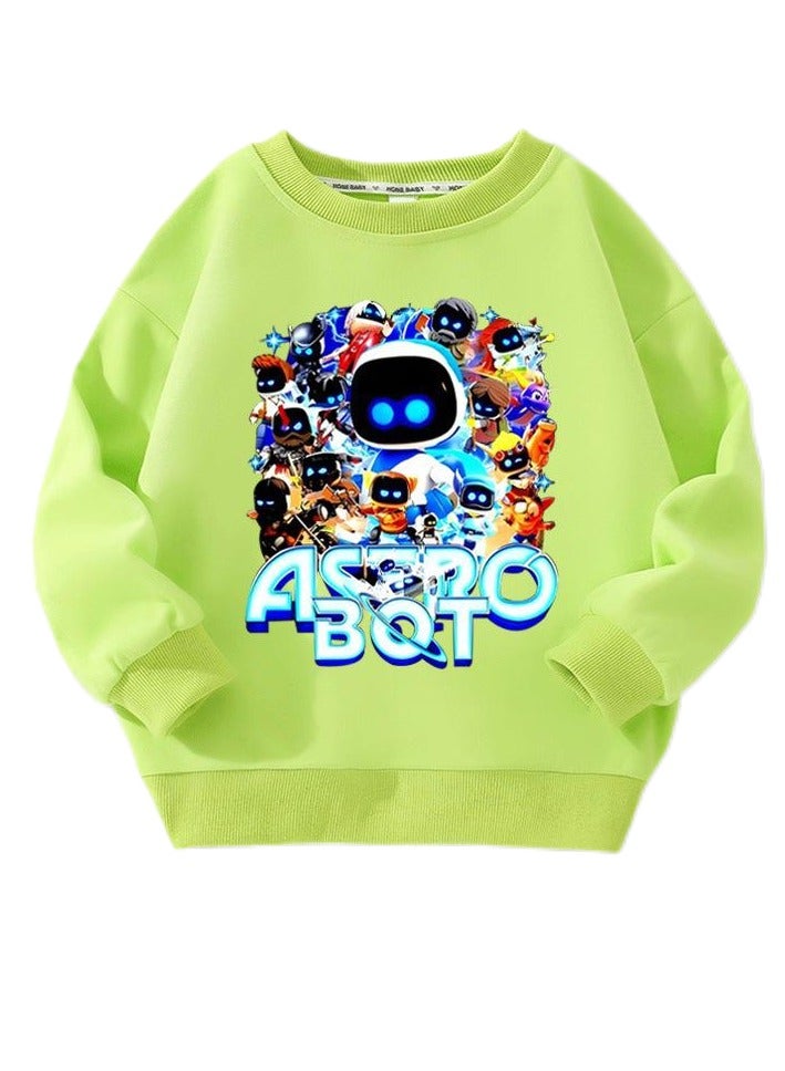Astro Bot Men Women Couples Sweatshirts Pullover Shirt Hooded Sweater - Image 1
