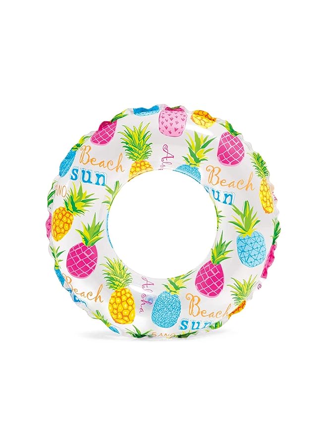 انتكس 59242Ep حلقة سباحة شفافة قابلة للنفخ - Image 2