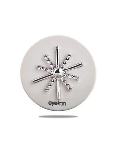 Eyekan Contact Lens Case With Mirror Container L And R Caps white  - Image 5