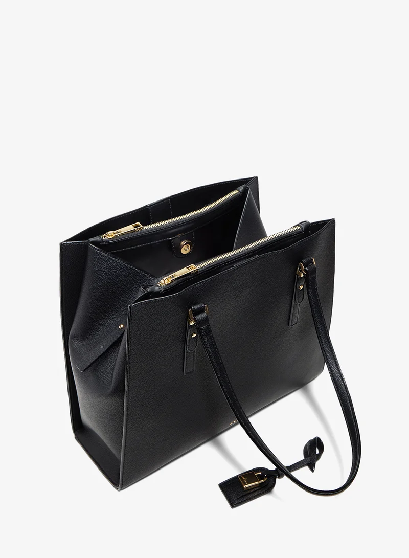 Aldo BLACK OVERFLOW Feacan Satchel Bag for Women | Best Price UAE