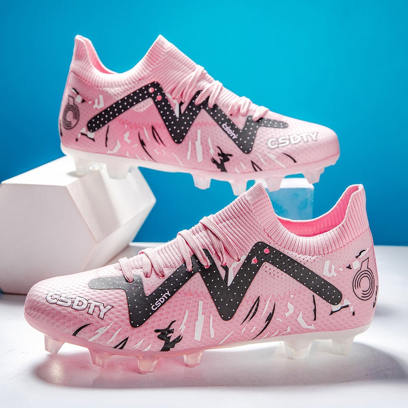 Putian Broken Football Shoes Boy'S Batch Children'S Sneaker Spike Flying Weaving Seamless Training Nail Shoes For Men - Image 3