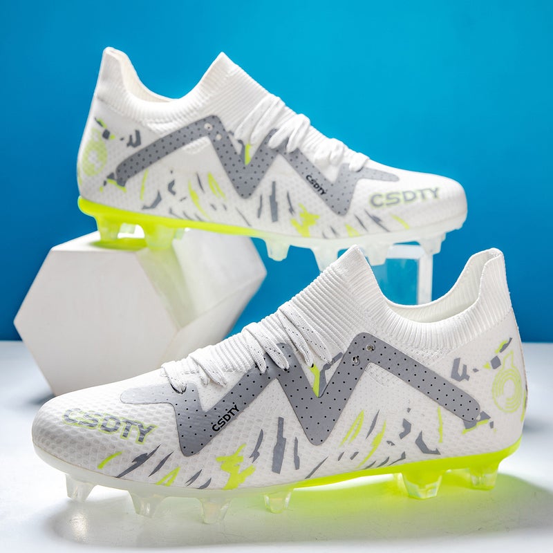 Putian Broken Football Shoes Boy'S Batch Children'S Sneaker Spike Flying Weaving Seamless Training Nail Shoes For Men - Image 4