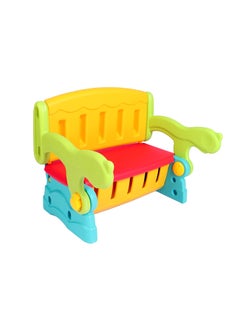 The Tickle Toe The Tickle Toe MultiFunction Convertible3in1 Multipurpose Bench Table Chair wStorage 645 x 49 x 505 cms Multicolor Modern 
