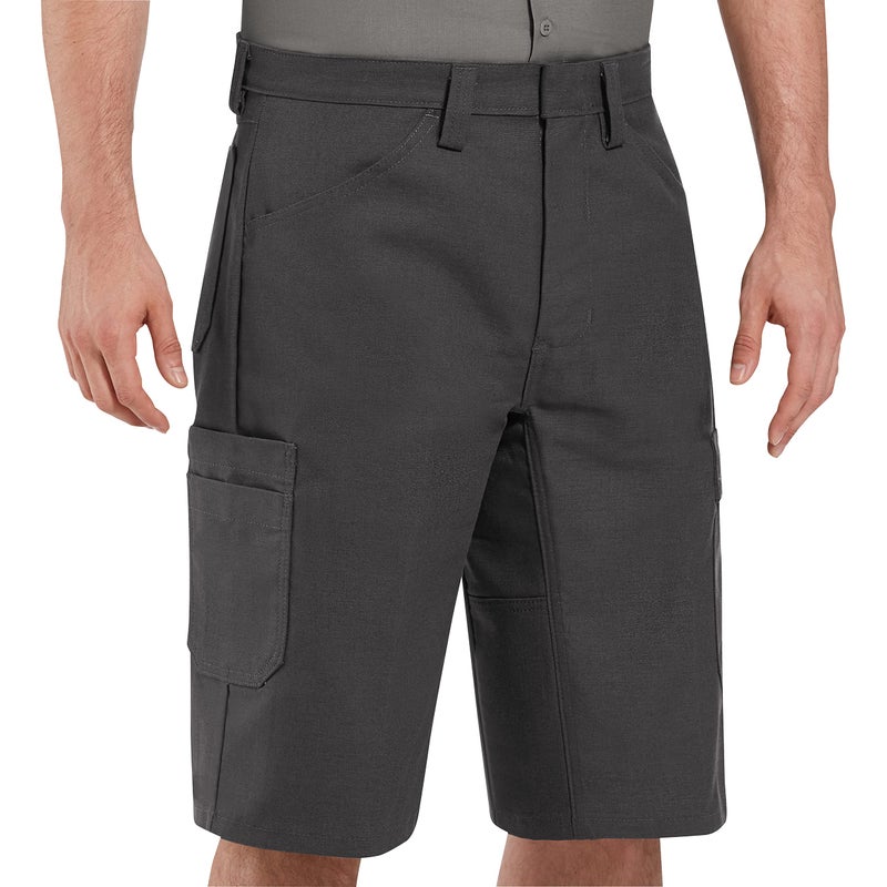 Red Kap mens Shop work utility shorts, Charcoal, 40W x 13L US