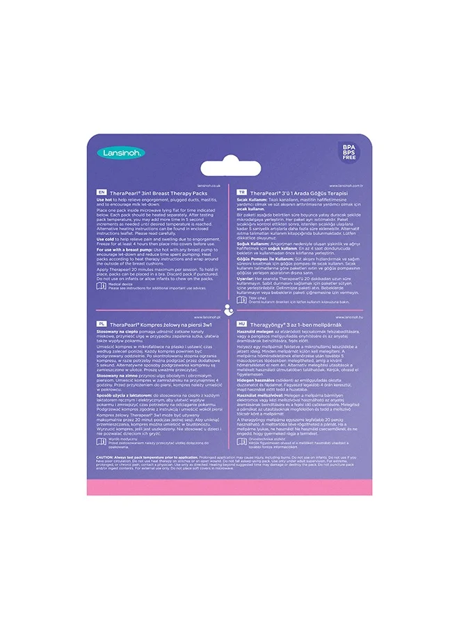 Lansinoh 3-In-1 Thera Pearl Hot/Cold Breast Therapy