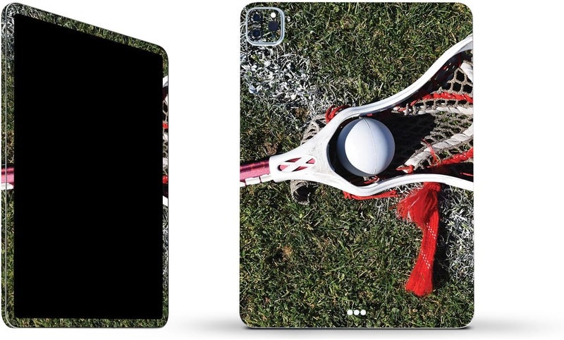 مايتي سكينز غلاف فينيلي قوي من MightySkins متوافق مع Apple iPad Pro 11" M2 الجيل الرابع (2022) - تصميم Lacrosse Ball | واقي، متين، وفريد من نوعه | سهل التطبيق | مصنوع في الولايات المتحدة الأمريكية - Image 1