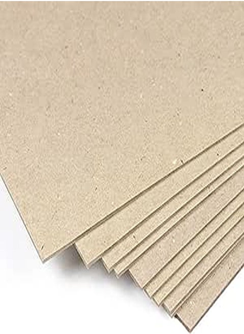 2.5mm 1600gsm Compact Hard Card A4 Pressed Hard Cardboard for Binding Scrapbooking Crafts Pack of 10 Sheets (210x297mm, A4)