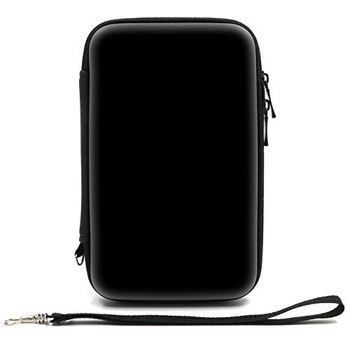 ADVcer 3DS Case, EVA Waterproof Hard Shield Protective Carrying Case with Detachable Hand Wrist Strap Compatible with Nintendo New 3DS, 3DS, 2DS XL or DSi, DS Lite, Black - Image 4